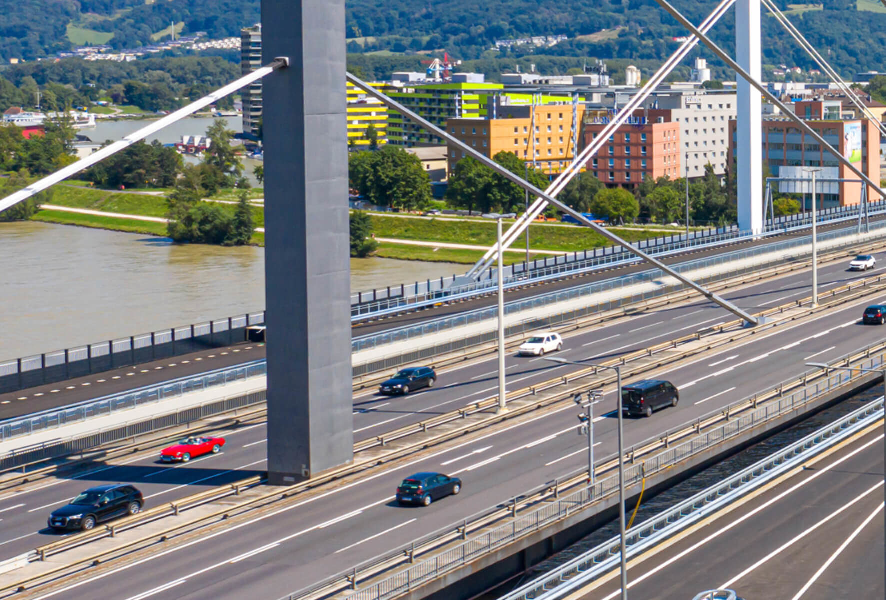 Mobil Ans Ziel Straßennetz